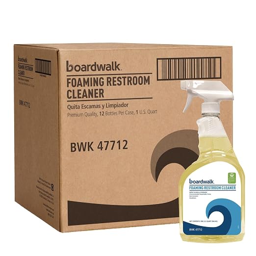 Boardwalk All-Natural Bathroom Cleaner, 32 oz Spray Bottle, 12/Carton