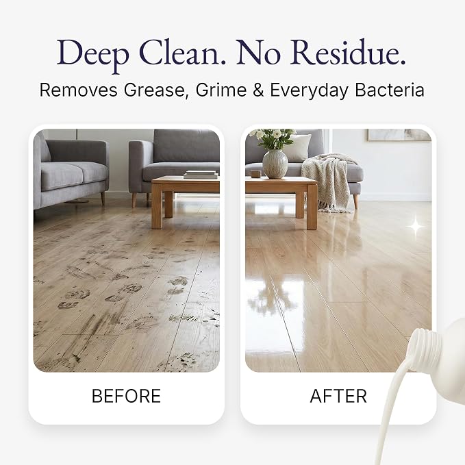 Mop Soap Brazilian Waves, Floor Cleaner for Mopping, Luxury Scented Mop Soap, LVP Vinyl Laminate and Hardwood Floor Cleaner Solution, Plant Powered Floor Cleaner