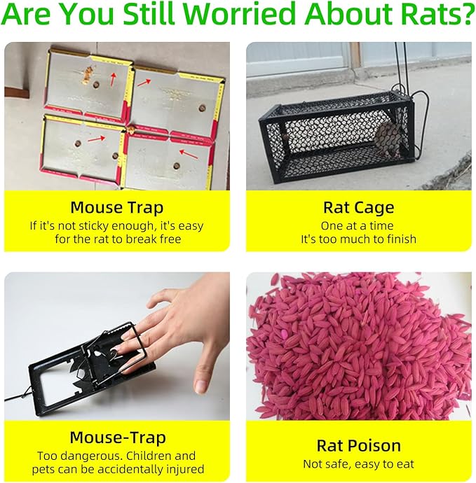 2026 Humane Mouse Trap Indoor Animal Humane Live Cage Trap,Sensitive Pedal Trigger,Extended Transparent Humanes Rat Trap Outdoor,Easy to Catch&Release Live Animal Trap for Rodent,Mole,Vole,Mice,Shrew