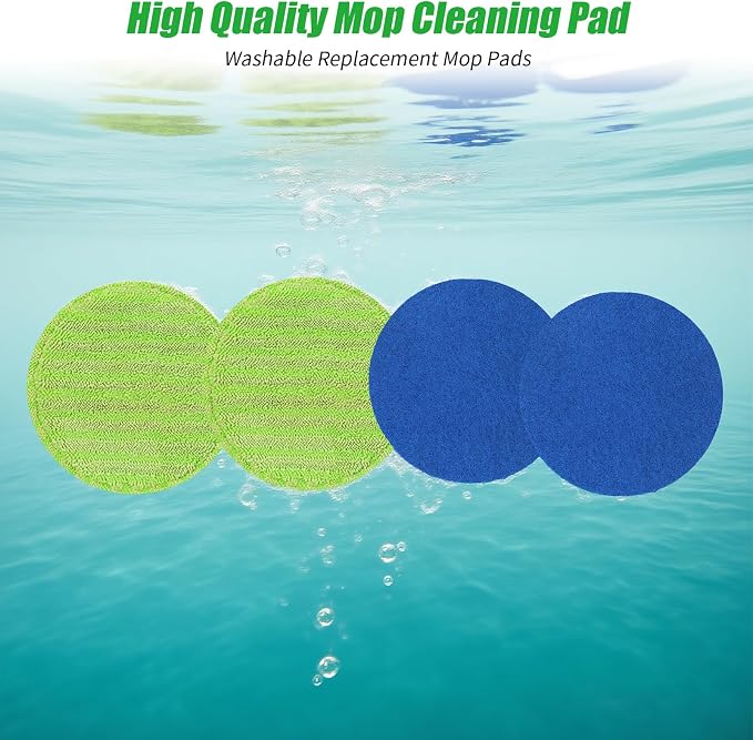 Battery Cordless Electric Mop T1,13-Inch Max Cleaning Pad Electric Spin Mop, Laminate Floor Cleaner for Mopping, Automatic Spin Mops for Hardwood, Tile-No Water Tank