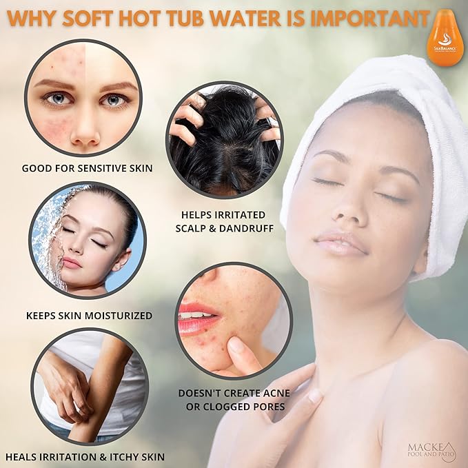 Silk Balance hot tub 76oz or 38oz Silkbalance Conditioner with Grime Gripper for Silk spa Spas, Macke Product Guide for Hot Tubs & Spas