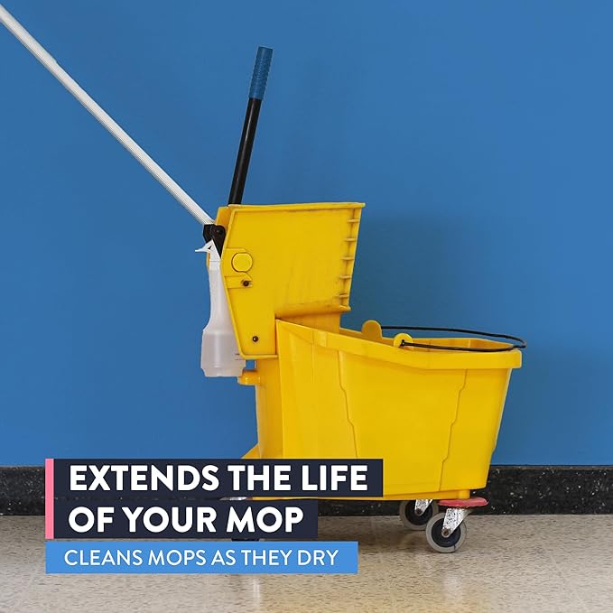 ShurFloor - Professional Strength & Industrial Grade Floor, Drains, & Mop Head Cleaner & Odor Eliminator, 2oz Per Gallon of Hot Water, Daily No Rinse Cleaner with 4 Different Enzymes, 1 Gallon