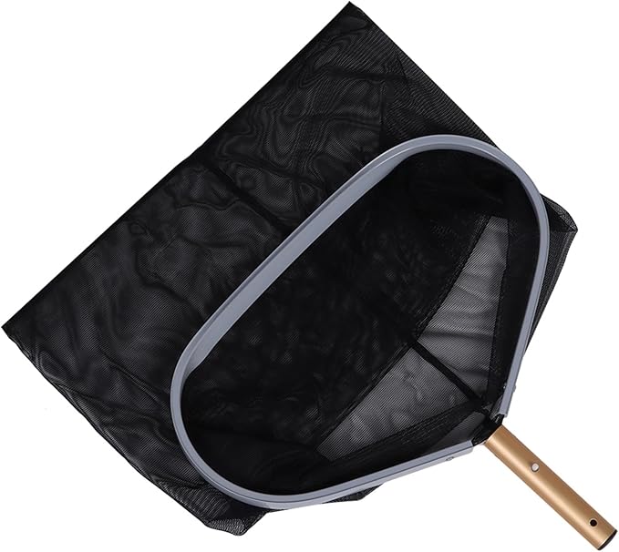 AYNEFY Fine Mesh Leaf Rake Skimmer Net Leaf Rake Heavy Duty Swimming Pool Mesh Accessories Tool Suitable for Swimming Pool Pond Hot Tub Fish Tanks Fountain Garden Recreation