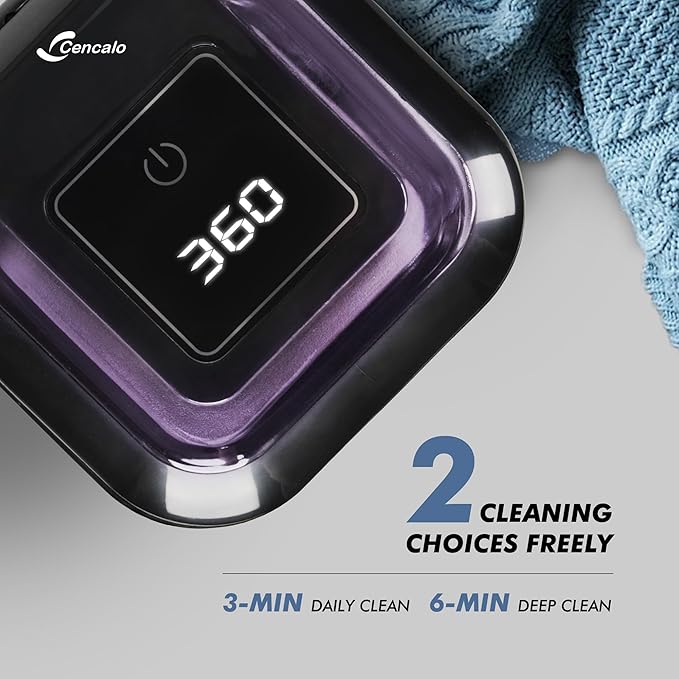 FSA HSA Eligible | 2-in-1 Ultrasonic & U-V Dental Cleaner, 42kHz Deep Cleaning Machine with Digital Timer, 180ml Pod for Retainers, Aligners, Mouth Guards | Viewing Port