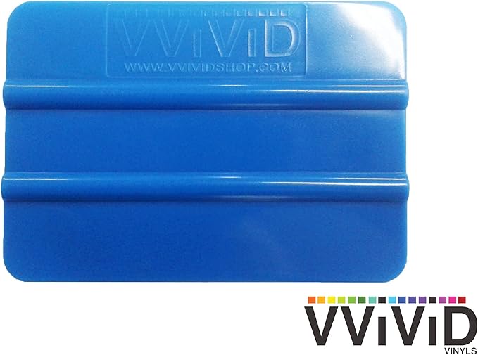 VViViD Blue Handheld Vinyl Wrap Applicator Squeegee