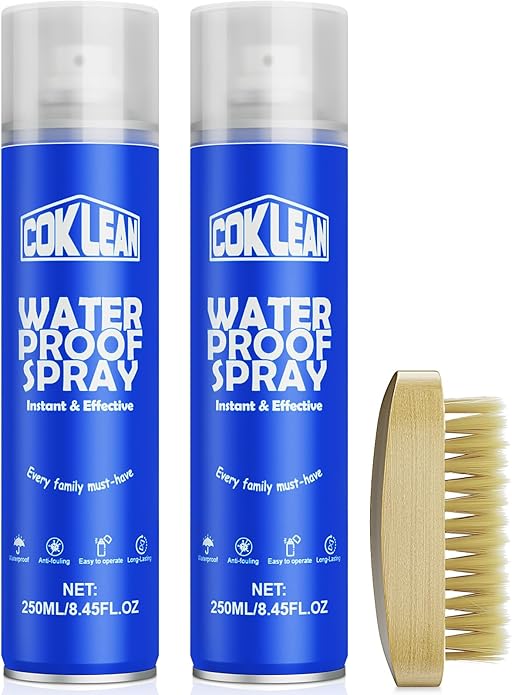Shoe Protector Spray, Rain & Stain Waterproof Spray 8.45 OZ Nano Protectant for Sneaker, Nubuck, Canvas, Suede Shoes