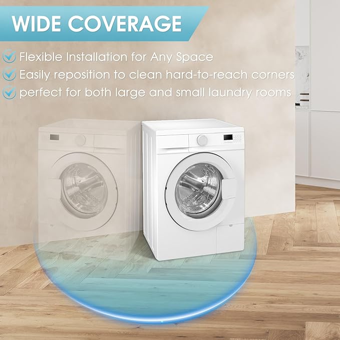 Magnetic Dryer Vent Connector Kit for Tight Space, Air Coupling Duct Exhaust Hose Recessed on Wall, 4inch Flexible Quick Pipe Connection Replacement , Indoor Cleaning Box Attachment