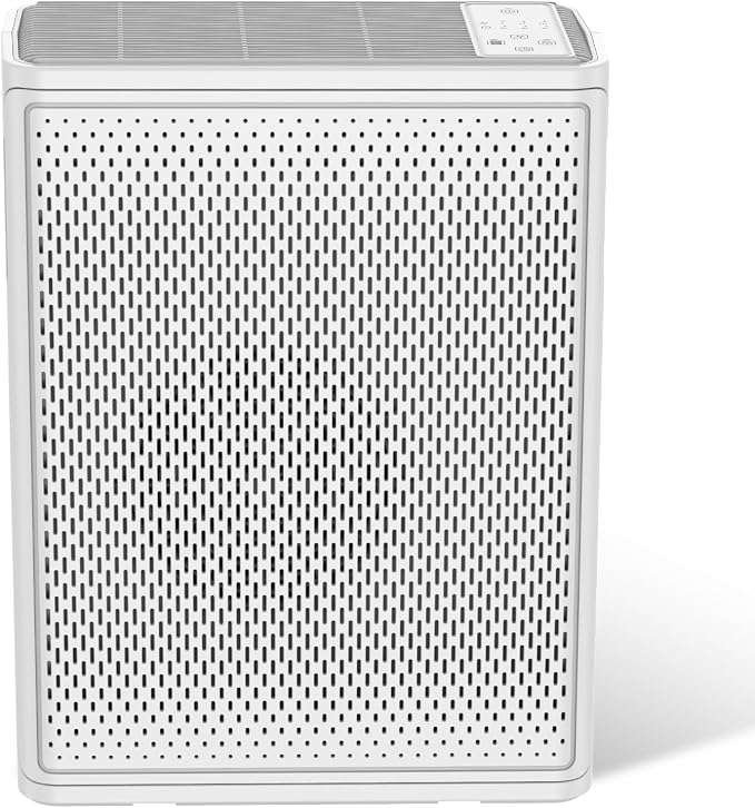 YARIKI Air Purifiers for Home Large Room Up to 2000 Ft²,H13 HEPA Air Purifiers for Pet Hair Smoke Odor,24dB Ultra-Quiet Operation Suitable for Bedrooms,Living Rooms,Offices