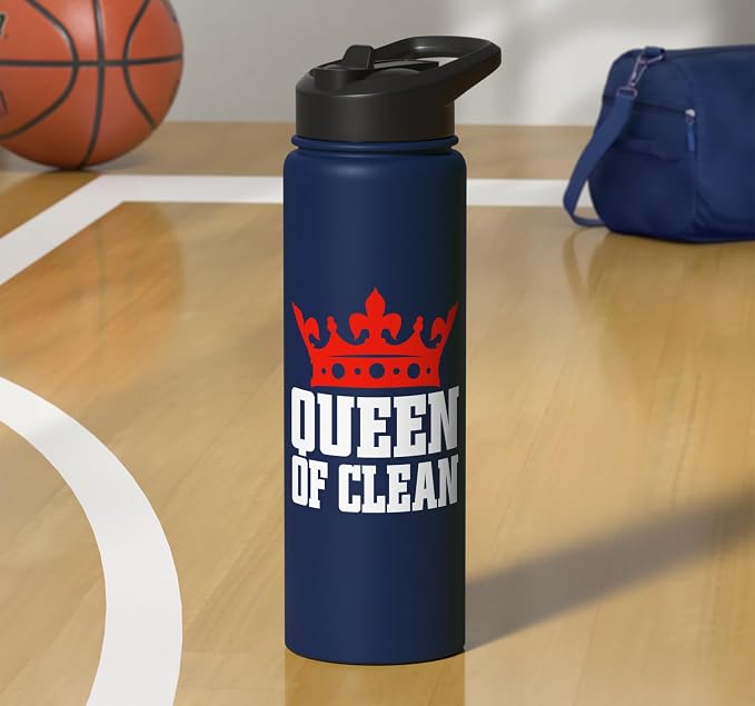 Queen of Clean Cleaning Stainless Steel Insulated Water Bottle