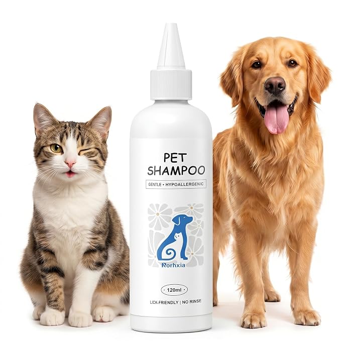 Rorhxia Steam Pet Brush Spray Refill Shampoo for Show Dog Cat, Oat Milk | Oat Milk, Deodorization, Pet Safe, Vet Approved, Soft Coat, Deep-Cleaning, pH-Balanced Formula