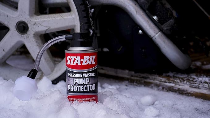 STA-BIL Pump Protector - Protects Pressure Washer Pumps and Other Internal Components During Storage, Next Gen Anti-Freeze and Lubricant Formula, 4oz (22007)
