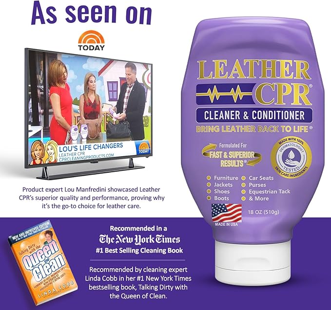 Leather CPR 18oz 22oz + 2 Microfiber Applicators
