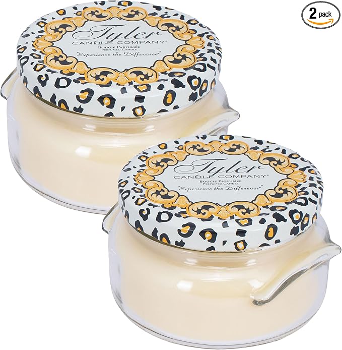 Tyler Candle Company 3128 Blueberry Blitz 3 Ounce Scented Jar Candle for Home or Office, Pack of 2