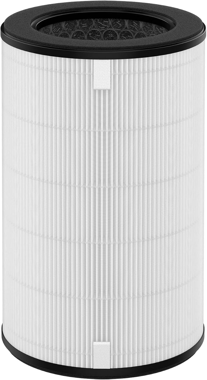 AP-T45 AP-T40FL Replacement Filter Compatible with 1461901 Homedics Total Clean 5-in-1 Air Purifier, AP-T45, AP-T45WT, AP-T40, AP-T40WT, AP-T40WTAR, AP-T40FL, H13 True HEPA Filter, 1 Pack