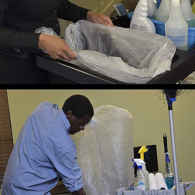 Aluf Plastics 33 Gallon Trash Bags-Source Reduction Series Value High Density 16 Micron Gauge (equiv) - Intended for Home,Office,Bathroom, Paper, Styrofoam(1 Pallet of 70 Cases, 17500 Bags Total)