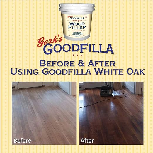 Goodfilla Walnut, 1 Quart (3.7lbs) Wood and Grain Filler, Stainable, Sandable, Zero Waste, Non-Toxic, USA Made