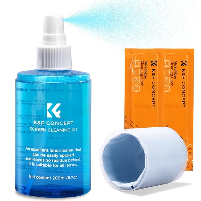 K&F Concept Keyboard Cleaning Kit Laptop Cleaner, with 200ml Screen Cleaner Spray