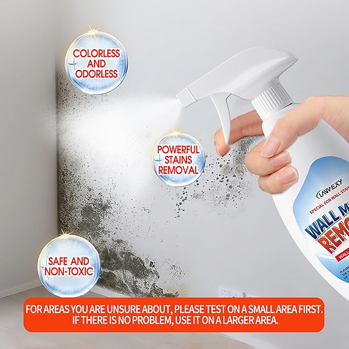 LANWEXY-Highly Effective Removal Spray,Wall Cleaner Spray-Bathroom Foam Cleaner for Shower,Wall,Ceiling,Wood,Kitchens,Tile,Killer with Prevention Inhibitor-3 bottles