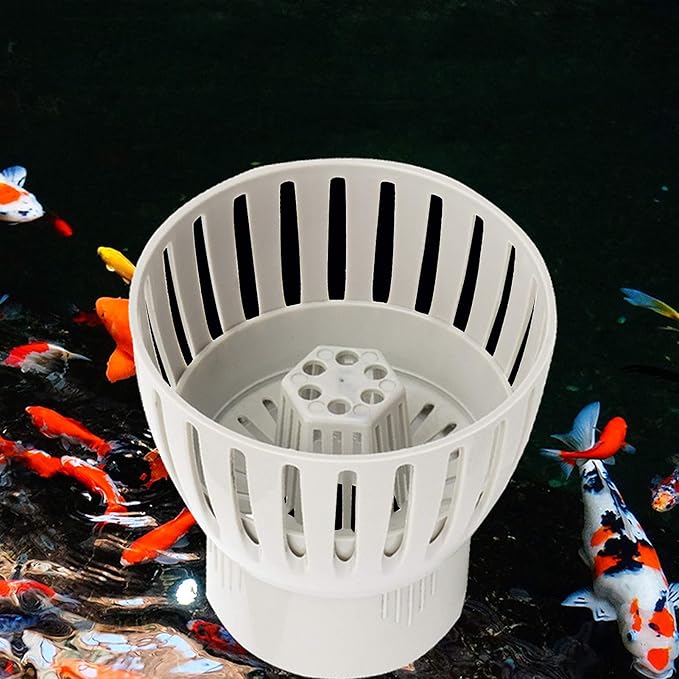 Pssopp Pool Skimmer Basket, Plastic Swimming Pool Strainer Pool Filter Debris Leaf Collector Pond Cleaning Tool Pool Supplies Skimmers Rakes Skimmers Nets [75MM]