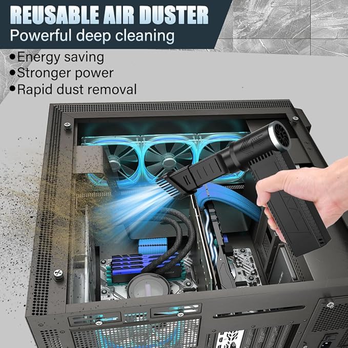 Meudeen Air Duster - Cordless Electric Air Duster