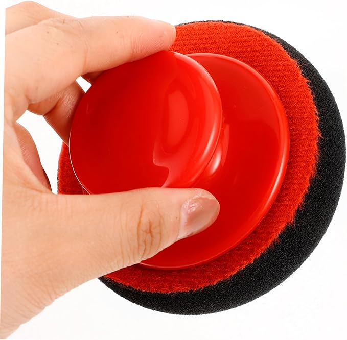 Mobestech 4sets Detail Car Wax Applicator Sponge Car Paint Buffing Pads Sponge Polishing Kit