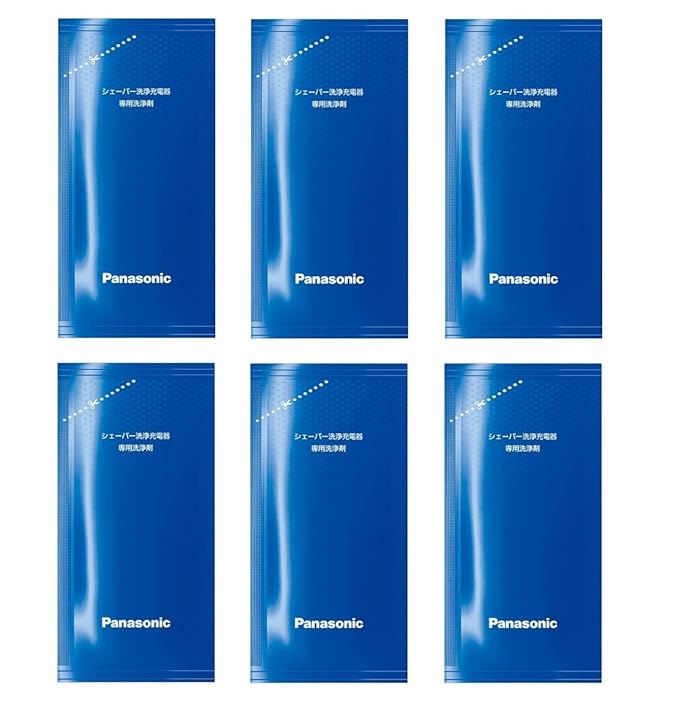 [Bulk buying set] Panasonic LAMDASH shaver cleaning charger dedicated cleaning agents -6 pieces- (japan import) by Panasonic