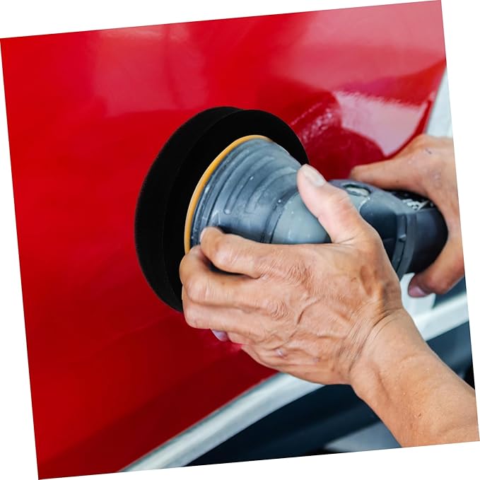 1set Paint Buffing Kit Self-Adhesive Polishing Pads and Wheels Versatile Drill Buffer Attachment for Waxing and Scratch Repair Cars and Boats