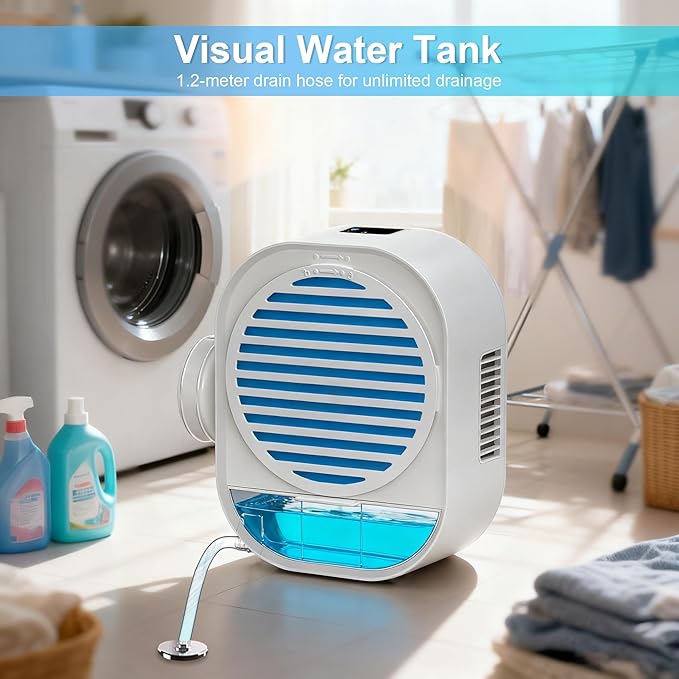 4-in-1 Indoor Dryer Vent with Dehumidifier for Protect Furniture | Dryer Vent Kit for Electric Dryers Stainless Steel Screen Filter Lint Trap Polyester Filter and Visual Water Tank