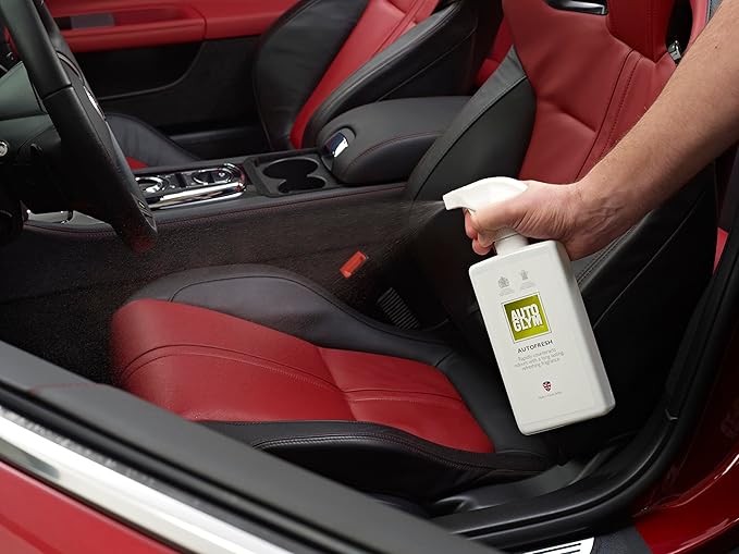 Autoglym Autofresh, 500ml - Citrus Scented Car Freshener Spray For Long Lasting Freshness On Car Carpets or Trim Fabric