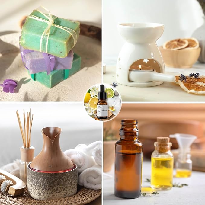 Hotel Collection Fragrance Oil Waterless Essential Oils Home Luxury Aroma & Hotel Fragrance Diffuser Oil for Ultrasonic and Waterless Diffusers and Crafting - 10ml, 0.34 fl oz
