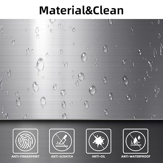 Kitchen Trash Can with Automatic Bag Assist – 8 Gallon Smart Matte Stainless Steel Bin with Motion Sensor Butterfly Lid for Home, Living Room, Bedroom, RV