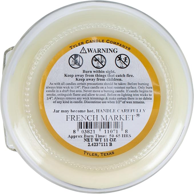 Elanze Designs Tyler Candle Limelight 22 Ounce Glass Jar Candle and Resort Mixer Melts; Set of 3