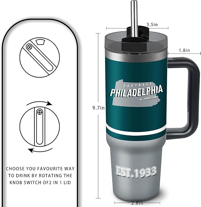 Tumbler 30oz Straight Skinny Portable Handle Car Cups With Anti slip Sleeve Straw Dust Cover, Sports Travel, Stainless Steel Insulated Gifts for Men Women Fans