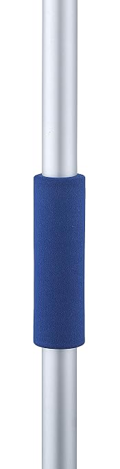 Superio Window Washer and Silicone Squeegee, Auto Easy Grip Extendable Handle Micro-fiber Washer with Rubber Squeegee