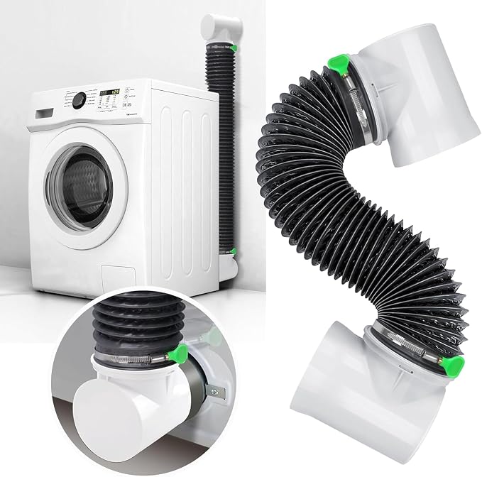 Dryer Vent Hose For Tight Space, Dryer Hose Vent Kit,90 Degree Dryer Vent Elbow