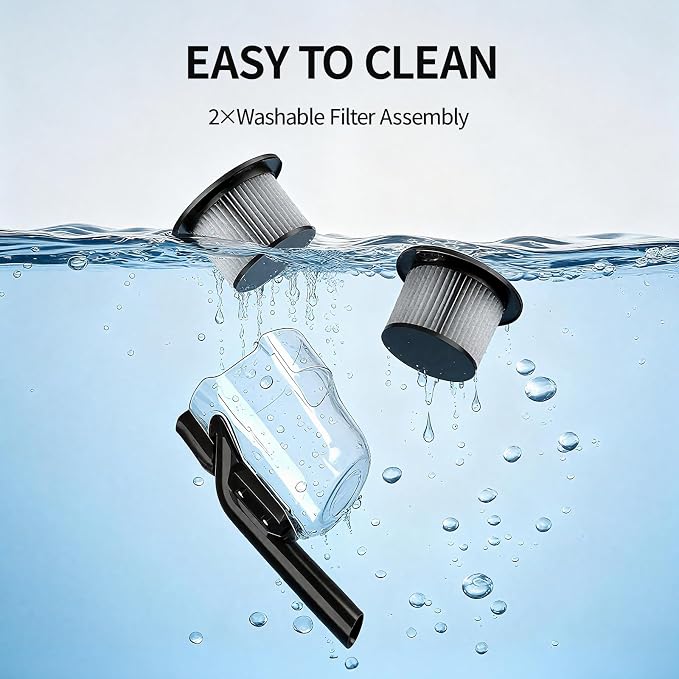 Cordless Vacuum Cleaner for Milwaukee M18 18V Battery, 500W Handheld Vacuum Cleaner with Washable Filter, Portable Stick Vacuum for Floor Carpet Car Hardwood Pet Hair(Battery Not Included)