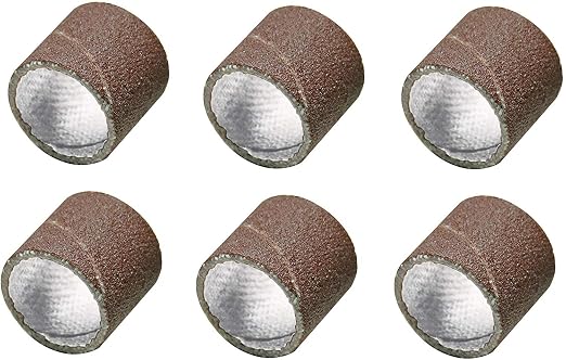 Dremel 446 240 grit Sanding Bands, 1/4 Inch, 6 Pack