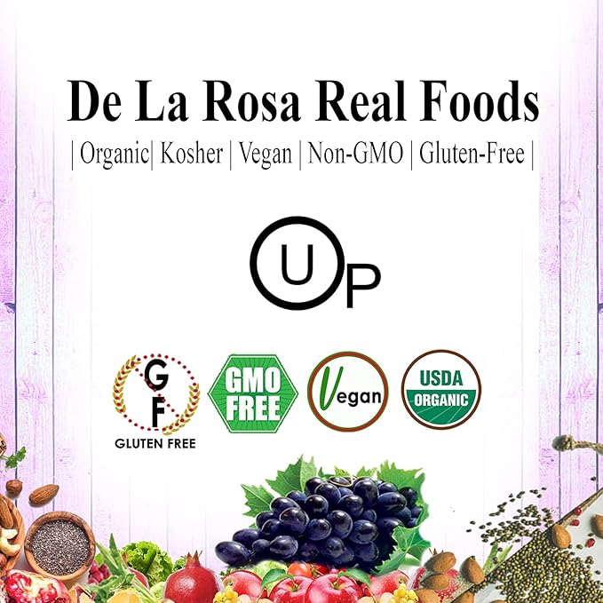 De La Rosa Organic Dark Balsamic Vinegar, Fruity & Juicy, Vegan, Kosher, Non-GMO & Gluten Free, Great for Salad Dressings, Marinades & More 5 Liter (Pack of 1)