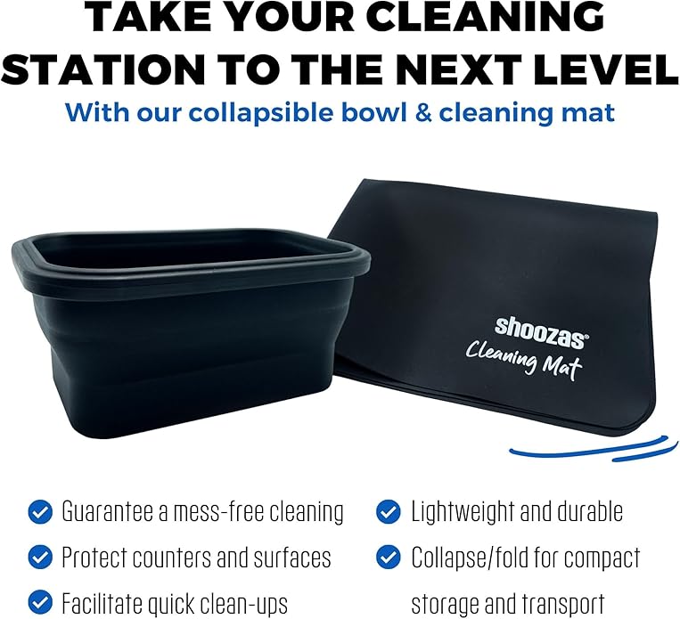 Shoozas Shoe Cleaner Kit – Mess-free, Powerful, and Delicate Shoe Cleaning Kits, Quick Dry, Non-Toxic, Safe on all Materials.