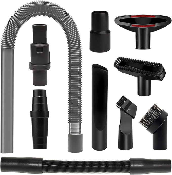 32mm (1 1/4") Vacuum Attachments for Shark NV350 NV360 NV531 NV356 NV357 UV440, Dryer Cleaning Brush, Horsehair Brush, Extension Hose, Adapter Kit