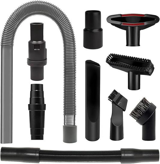 32mm (1 1/4") Vacuum Attachments for Shark NV350 NV360 NV531 NV356 NV357 UV440, Dryer Cleaning Brush, Horsehair Brush, Extension Hose, Adapter Kit