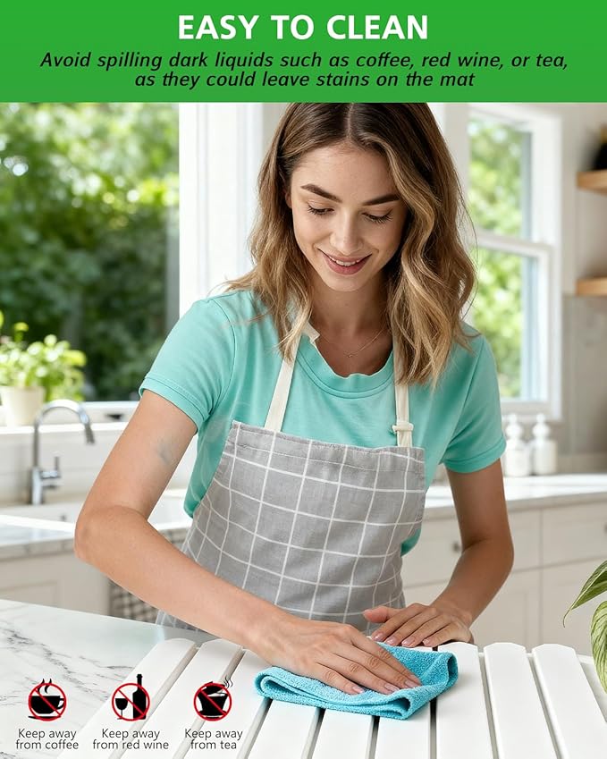 Stone Drying Mat for Kitchen Counter 16x24 Inch, Diatomaceous Dish Drying Mat with Towel Sanding Tool, Fast-Absorbing Quick-Dry Non-Slip Sink Tray