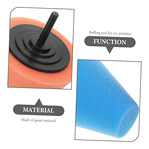 10pcs Shaped Buffing Polishing Pad for Drill Sponge Material for Car Wheel Detailing Versatile Buffing Discs for Waxing and Cleaning