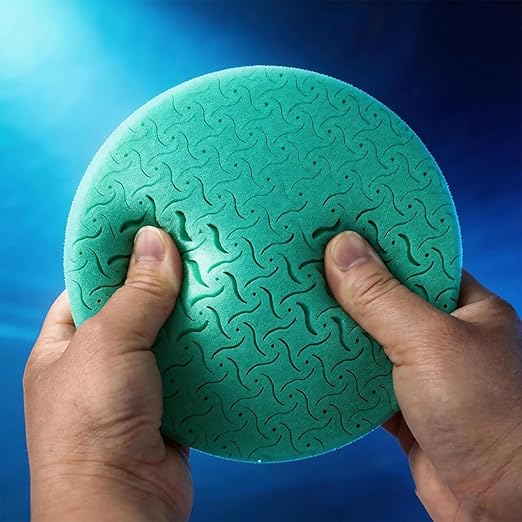 Buffing Polishing Pads 5 Inch, CAR ROAD 7PCs 5.5 Inch Face for 127mm Kit for Car Buffer Polisher Cutting Polishing Pad Kit for Car Buffer Compounding,Polish and Waxing (5 Inch(125mm))