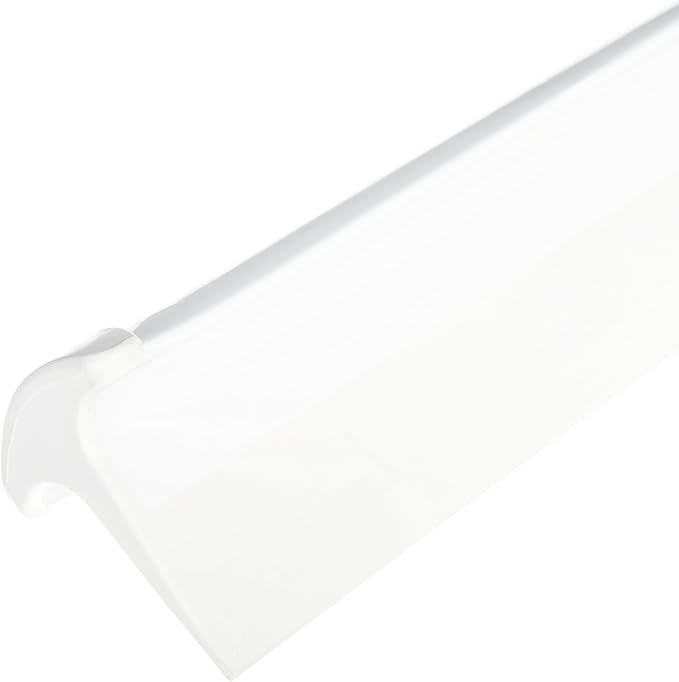 SPARTA 20" Floor Squeegee Replacement Head, Seamless Rubber with Rust-Free Plastic Frame for HACCP Compliance, Heavy-Duty Industrial Use, Thermoplastic Rubber, 20 Inches, White