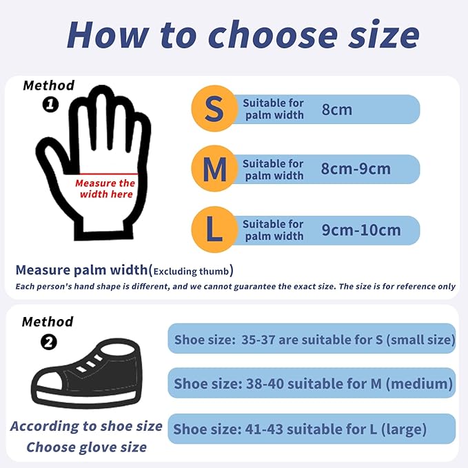 16 inch Nitrile Disposable Gloves Long Sleeved Blue 6Mil Durable Waterproof Latex Free Cleaning Dishwashing 50PCS