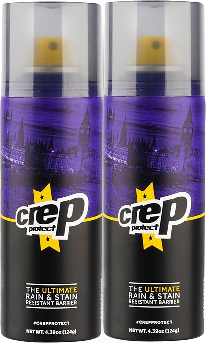 Crep Protect Shoe Protector Spray - Rain & Stain Waterproof Nano Protection for Sneaker, Leather, Nubuck, Suede & Canvas (Pack of 2)