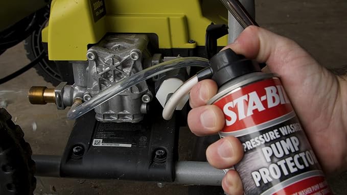 STA-BIL Pump Protector - Protects Pressure Washer Pumps and Other Internal Components During Storage, Next Gen Anti-Freeze and Lubricant Formula, 4oz (22007)