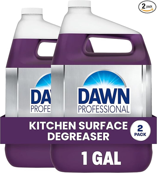 P&G Professional DAWN Kitchen Surface Degreaser - 1 GAL (Case of 2) - For Removing Grease Found in Commercial Kitchens & Food Service (Packaging May Vary)
