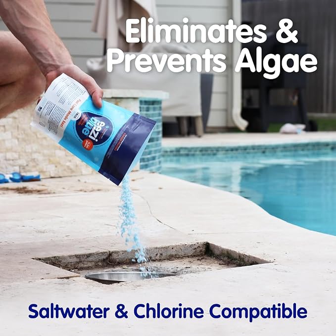 Pool Algaecide 4-Pack for Above Ground & Inground Pool, Algae Treatment